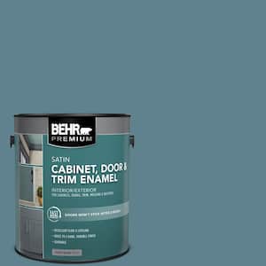1 gal. #S470-5 Blueprint Satin Enamel Interior/Exterior Cabinet, Door & Trim Paint