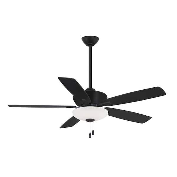MINKA-AIRE Minute 52 in. Integrated LED Indoor Coal Ceiling Fan with Light Kit