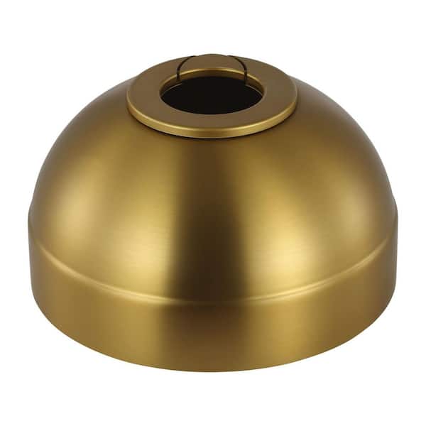 Universal Burnished Brass Slope Ceiling Fan Canopy Kit