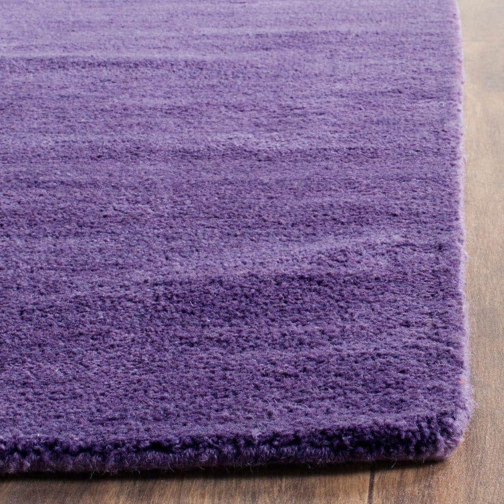 Himalaya 9' x 12' Purple Wool Handmade Tufted Rug