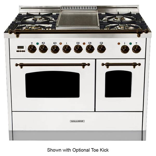 40 inch electric range with double oven