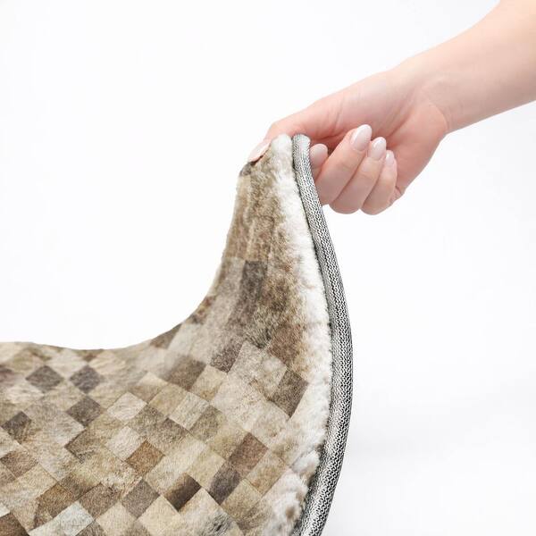 Dream Shag Premium Machine Washable Abstract ADS98 Gray 9 ft. x 12 ft. Area Rug
