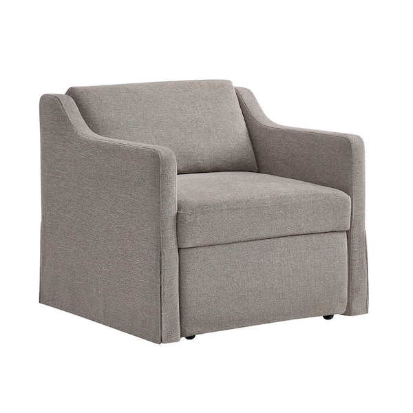 Serta Hailey Flax Twin Convertible Arm Chair 111A012FLX - The Home