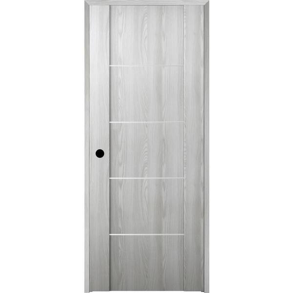 Belldinni Vona 30 in. x 80 in. Right-Handed Solid Core Ribeira Ash Textured Wood Single Prehung Interior Door
