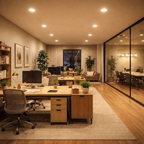 7 in. Adjustable 5CCT Integrated LED Canless Recessed Light Trim 1200 Lumens Kitchen Bathroom Remodel Wet Rated (4-Pack)