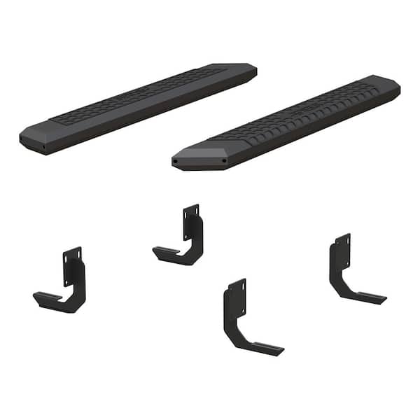 AdvantEDGE Black Aluminum 53-Inch Truck Running Boards, Select Ford F-250, F-350 Super Duty