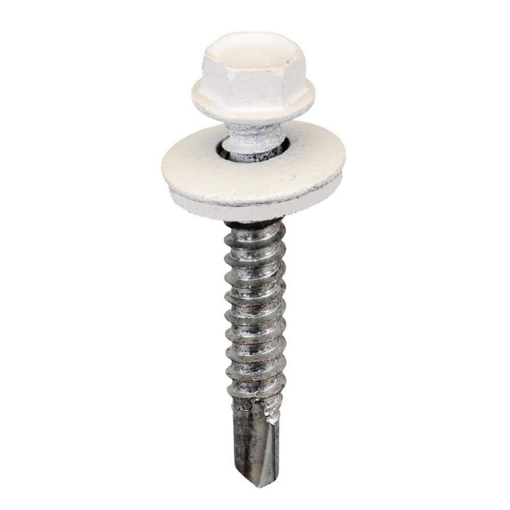 "#12 X 1-1/2 inch White Hex Metal to Metal Screws (Bag of 250)" price history on PriceWatchPro