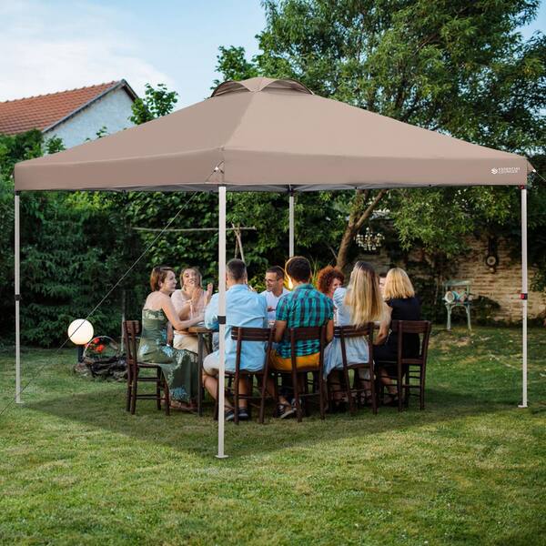 Gazebo Pavilion Tent Canopy 9.8′x9.8′x8.5′ Shade Canopy Freestanding  Shelter Gazebos Canopy Tent Tents for Parties Outdoor Patio Gazebo Oxford  Fabric