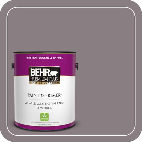 BEHR PREMIUM PLUS 1 gal. #N570-4 Classy Plum Eggshell Enamel Low Odor Interior Paint & Primer