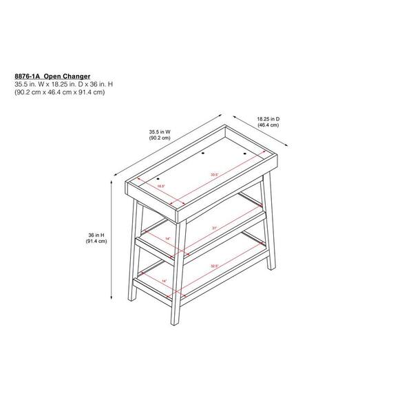 Novogratz prism changing table best sale