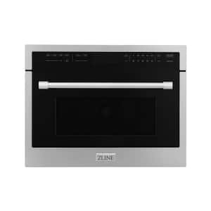 24" 1.6 cu. Fit. Built-in Convection Microwave Oven in Stainless Steel with Sensor Cooking