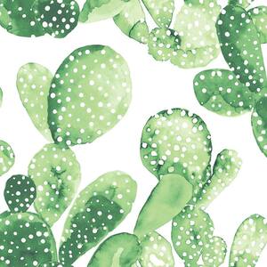 Mimi Green Cactus Paper Strippable Wallpaper (Covers 56.4 sq. ft.)