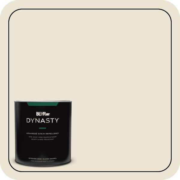 BEHR DYNASTY 1 qt. #770C-1 Lunar Light Semi-Gloss Enamel Interior Stain-Blocking Paint & Primer