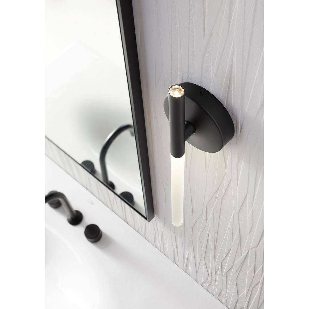 Polished Nickel Minimalist LED Wall Sconce