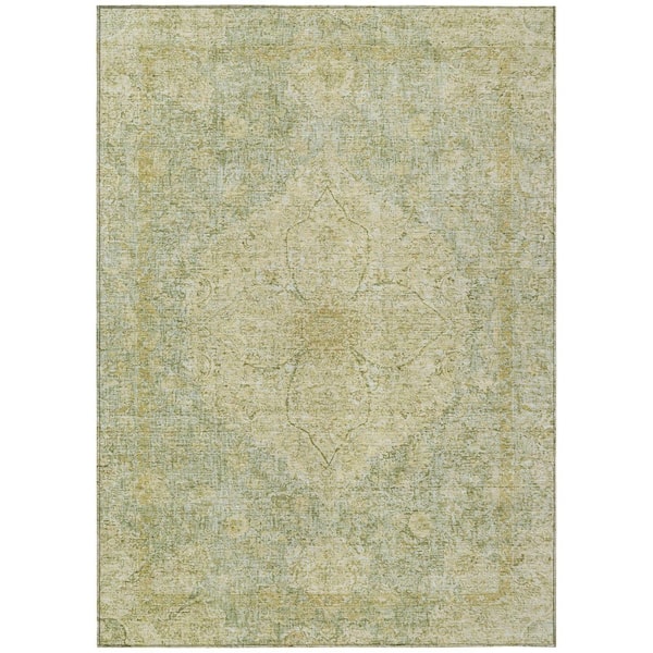Addison Rugs Chantille Machine Washable Indoor/Outdoor Abstract ACN2136 Sage 9 ft. x 12 ft. Area Rug