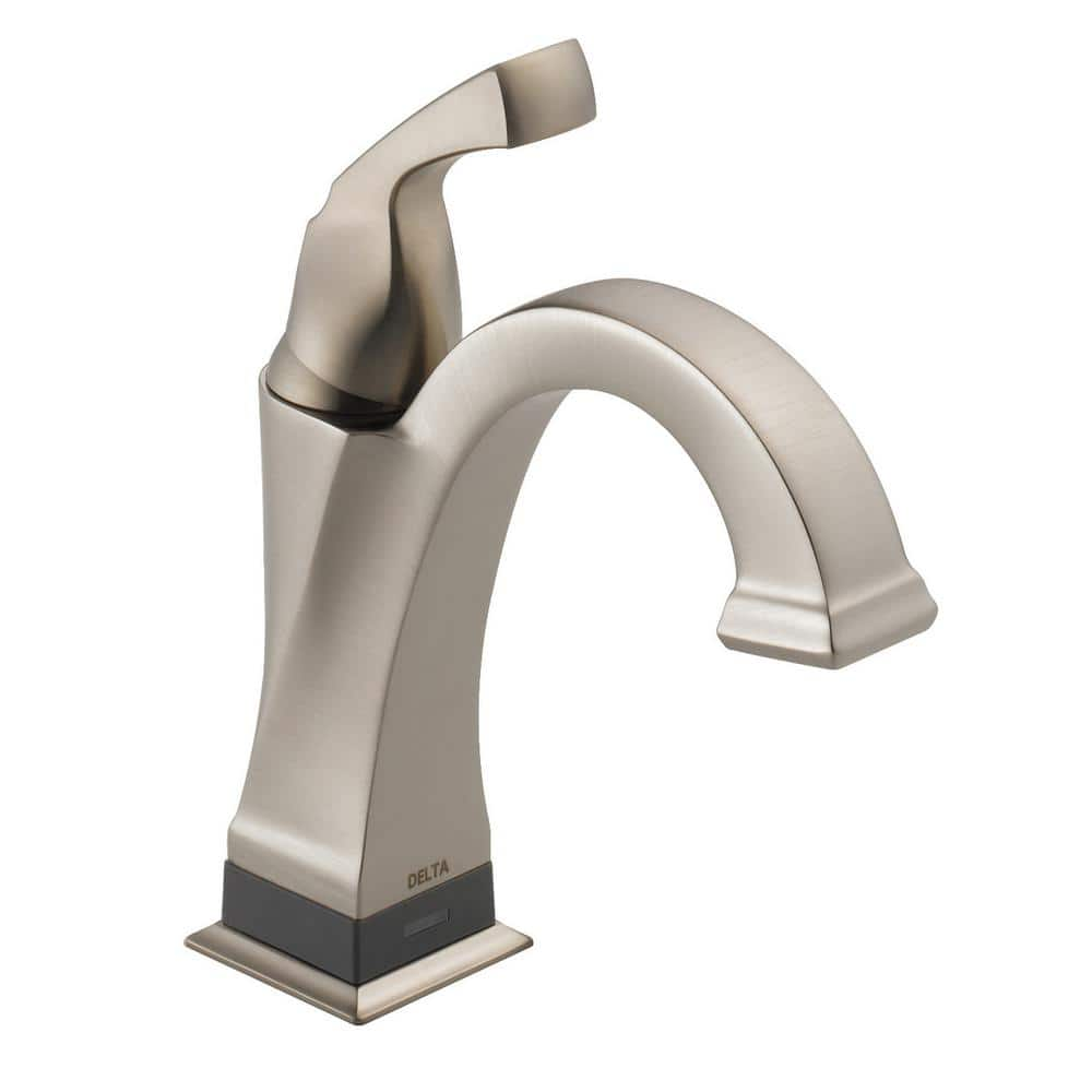 Delta Dryden Single Handle Bathroom Faucet with Touch Technology in Stainless - pick up in cage 