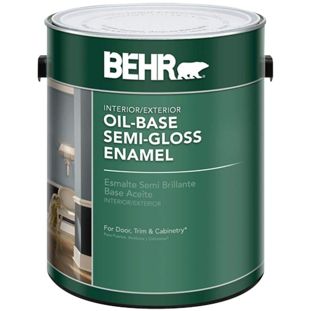 Reviews for BEHR 1-gal. Accent-Base Semi-Gloss Enamel Oil-Based  Interior/Exterior Paint