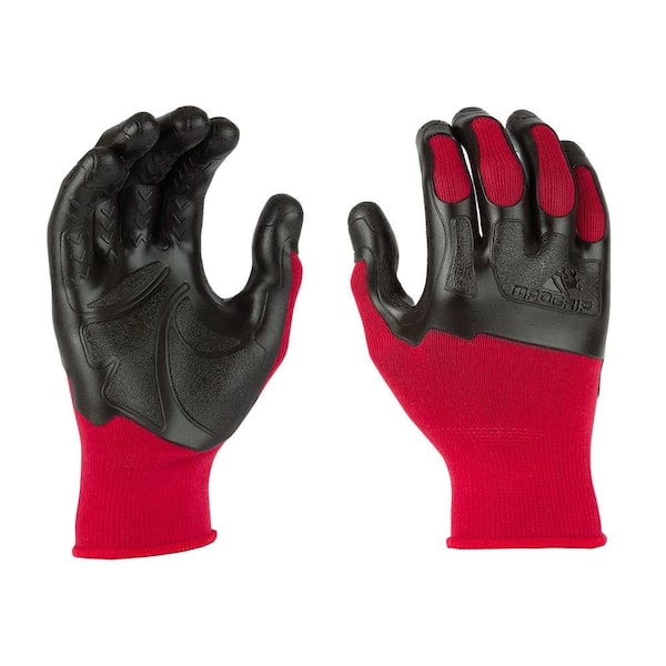 Mad Grip Pro Palm Small Flex Knuckler Glove in Red/Black