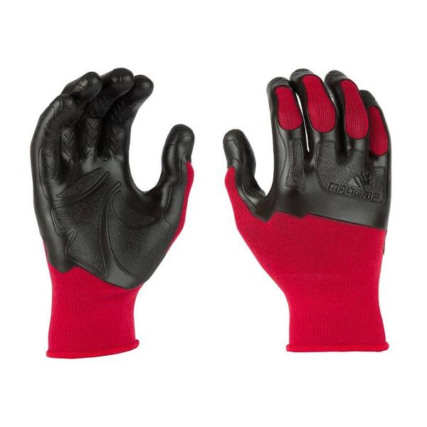 Mad Grip Pro Palm XX-Large Flex Knuckler Glove in Red/Black