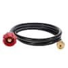 6 ft. Propane Hose Adapter 1 lb. to 20 lbs. Propane Tank Adapter with Gauge  B09TYP1WV1 - The Home Depot