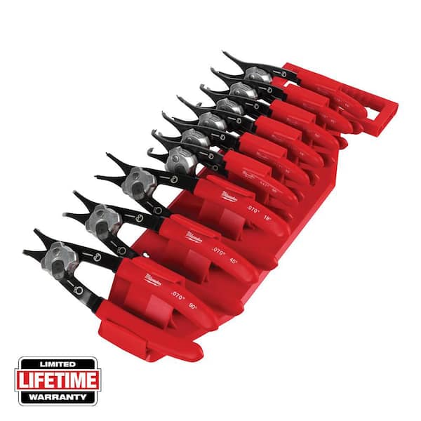 Milwaukee - Snap Ring Pliers Set (9-Piece)