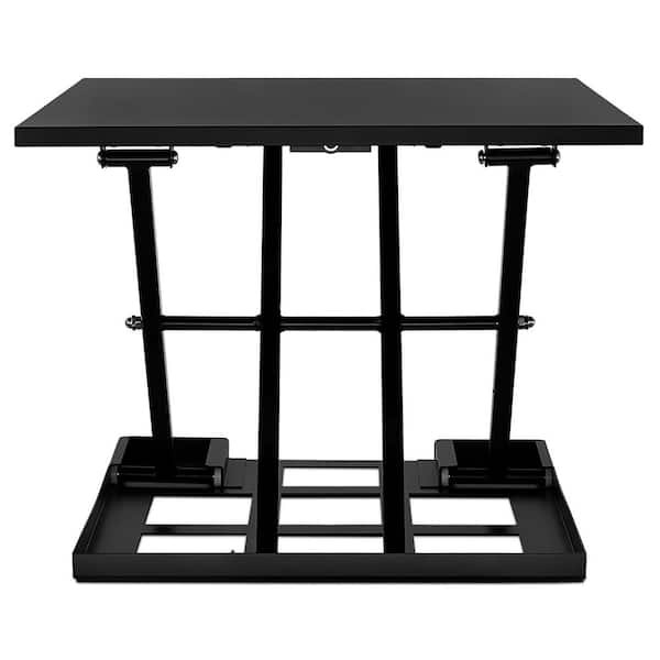 MOUNT-IT! 31.9 in. W Black Height Adjustable Standing Desk Converter Adjust Sit to Stand