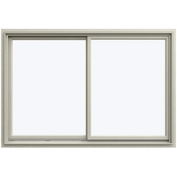 JELD-WEN 71.3125 in. x 47.5625 in. W-5500 Left-Hand Sliding Wood Clad Window