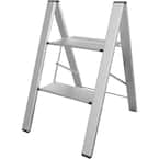 2-Step Aluminum Ultra Slim Folding Utility Step Stool