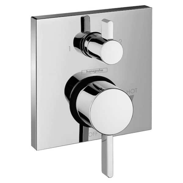 Ecostat Wall Mount Shower Trim Kit in Chrome (Valve Not Included)