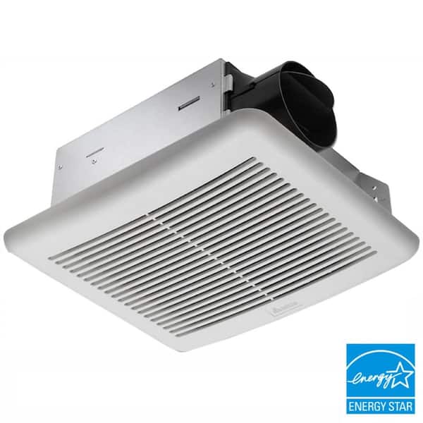 Slim Series 70 CFM Wall or Ceiling Bathroom Exhaust Fan with Humidity Sensor, ENERGY STAR