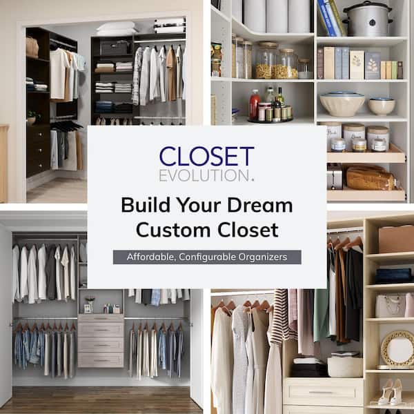 Closet Evolution Ultimate 60 in. W - 96 in. W Tower Wall Mount 6