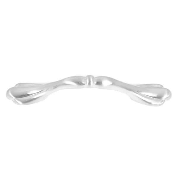 Stone Mill Hardware Bow Tie 3 in. Center-to-Center Satin Nickel Arch Cabinet Pull