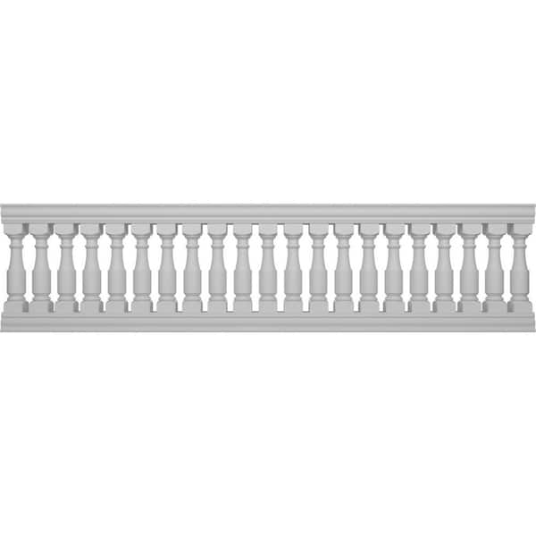 Fiberthane Hamilton Balustrade 144 in. L x 38 in. H Fiberglass Railing Kit