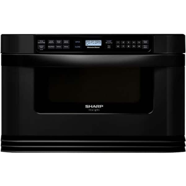 Sharp Refurbished Insight 1.0 cu. ft. Microwave Drawer in Black with Sensor Cooking