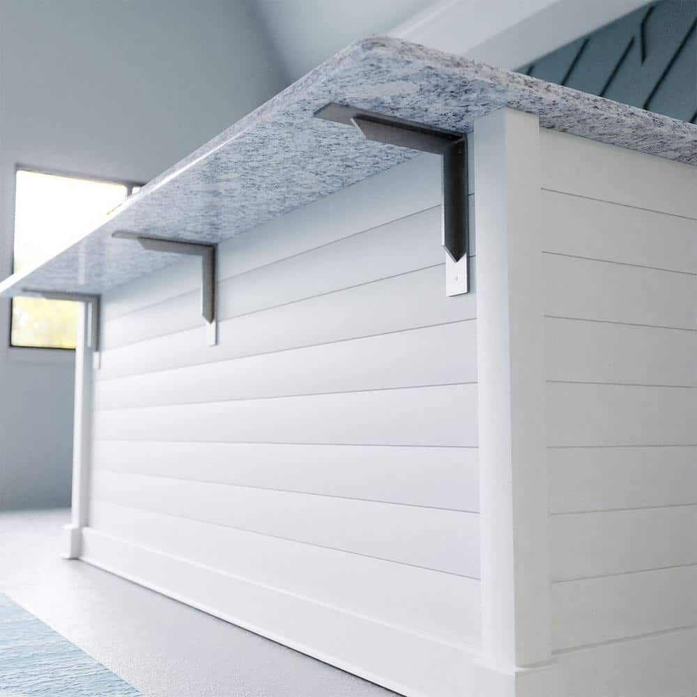 Stockport Urban White Steel Bracket 18" Support Shelf