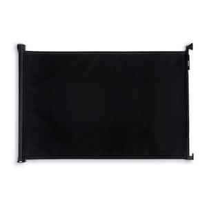 36 in. H Retractable Fabric Safety Gate in Black