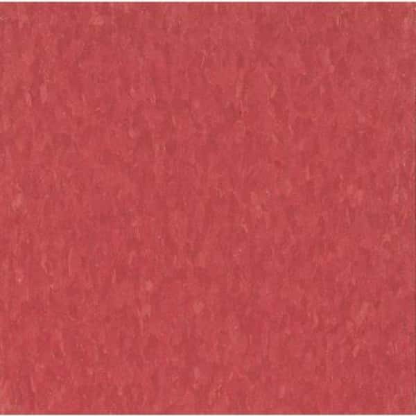 Armstrong - Take Home Sample - Imperial Texture Maraschino Vinyl Tile Flooring