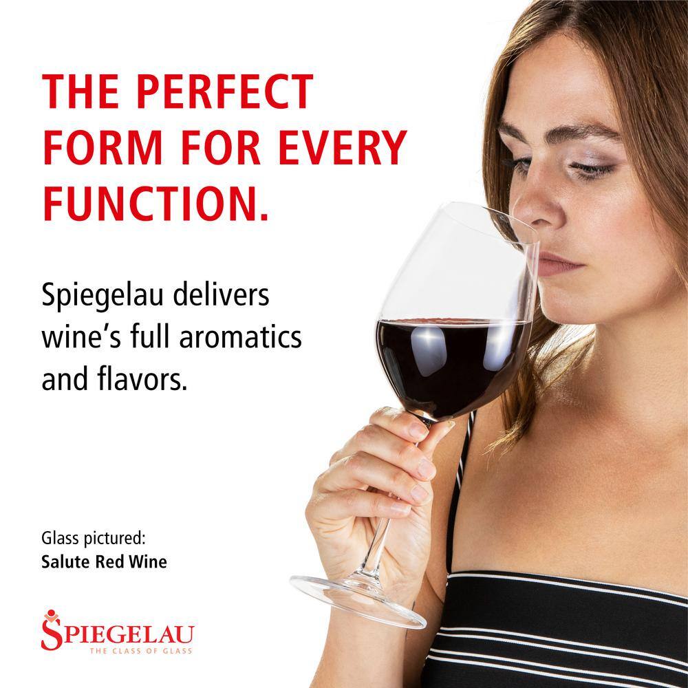 19.4 oz European-Made Lead-Free Crystal Red Wine Glass Set