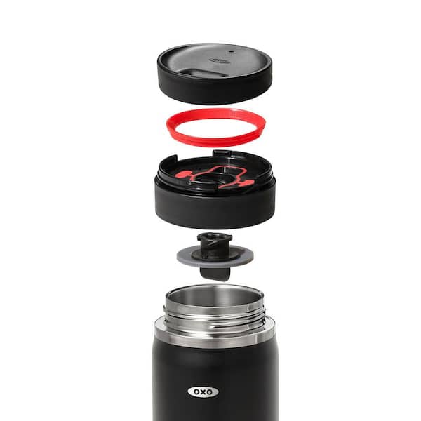 OXO Brew 8 Cup Coffee Maker, Stainless Steel 16 Oz Thermal Mug With  SimplyClean Lid