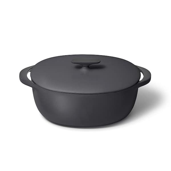 8qt Oval Dutch with Lid Charcoal
