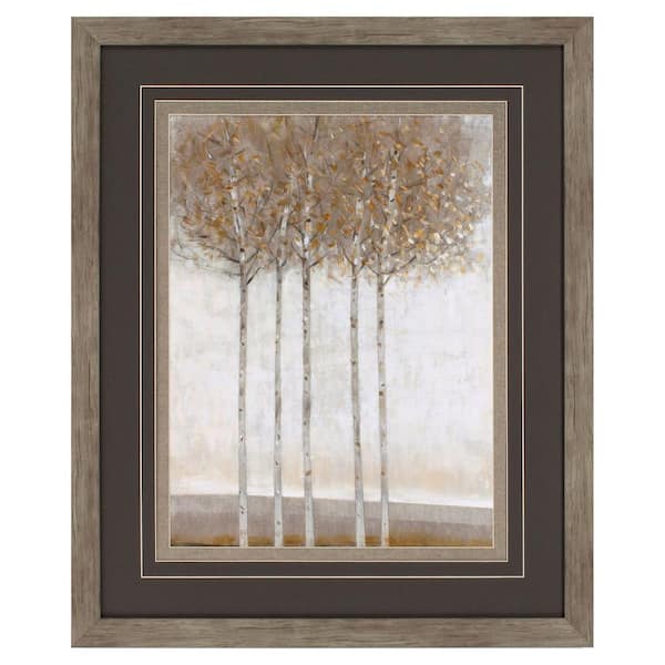 HomeRoots Victoria 29 in. x 35 in. Woodtoned Wall Art Gallery Frame