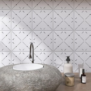 Kenzo Dec-06 7.9 in. x 7.9 in. Matte Porcelain Floor and Wall Tile (11.2 .sq. ft./Case)