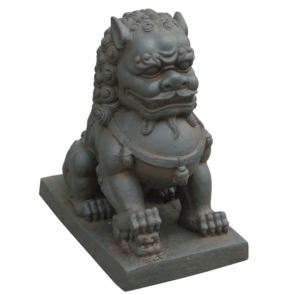 HI-LINE GIFT LTD. Foo Dog Right Paw on Cub Statue