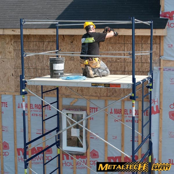10 ft. x 19 in. Aluminum Platform with Plywood Deck for Standard and Arched Scaffolding Frames