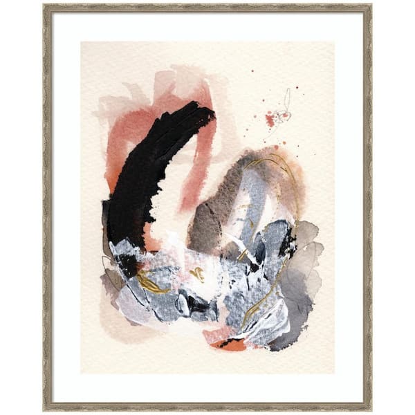 Mila "Urban Wanderer 3" by Xizhou Xie Abstract Framed Art Print 42 in. x 34 in.