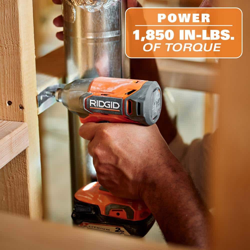 Ridgid 18V Cordless 2-Tool Combo Kit - Image 5