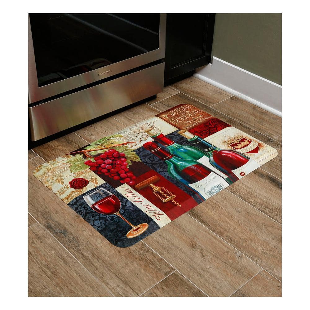 Cloud Comfort Favorite Reds 24 in. x 36 in. Anti-Fatigue Kitchen Mat price history on PriceWatchPro