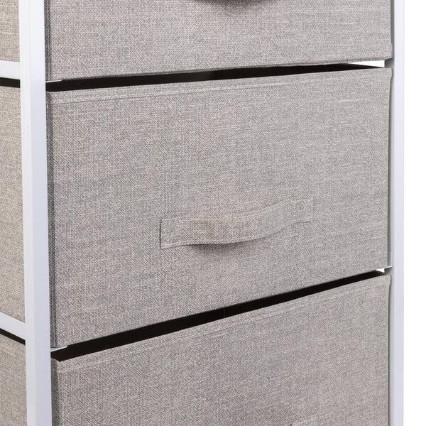 Simplify 3 Drawer Storage Chest, Grey