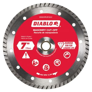 3-Pack 7" Diamond Saw Blade Continuous Rim for Cutting Tile,Masonry,Porcelain 