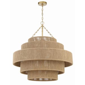 Shyla 20-Light Soft Gold Chandelier